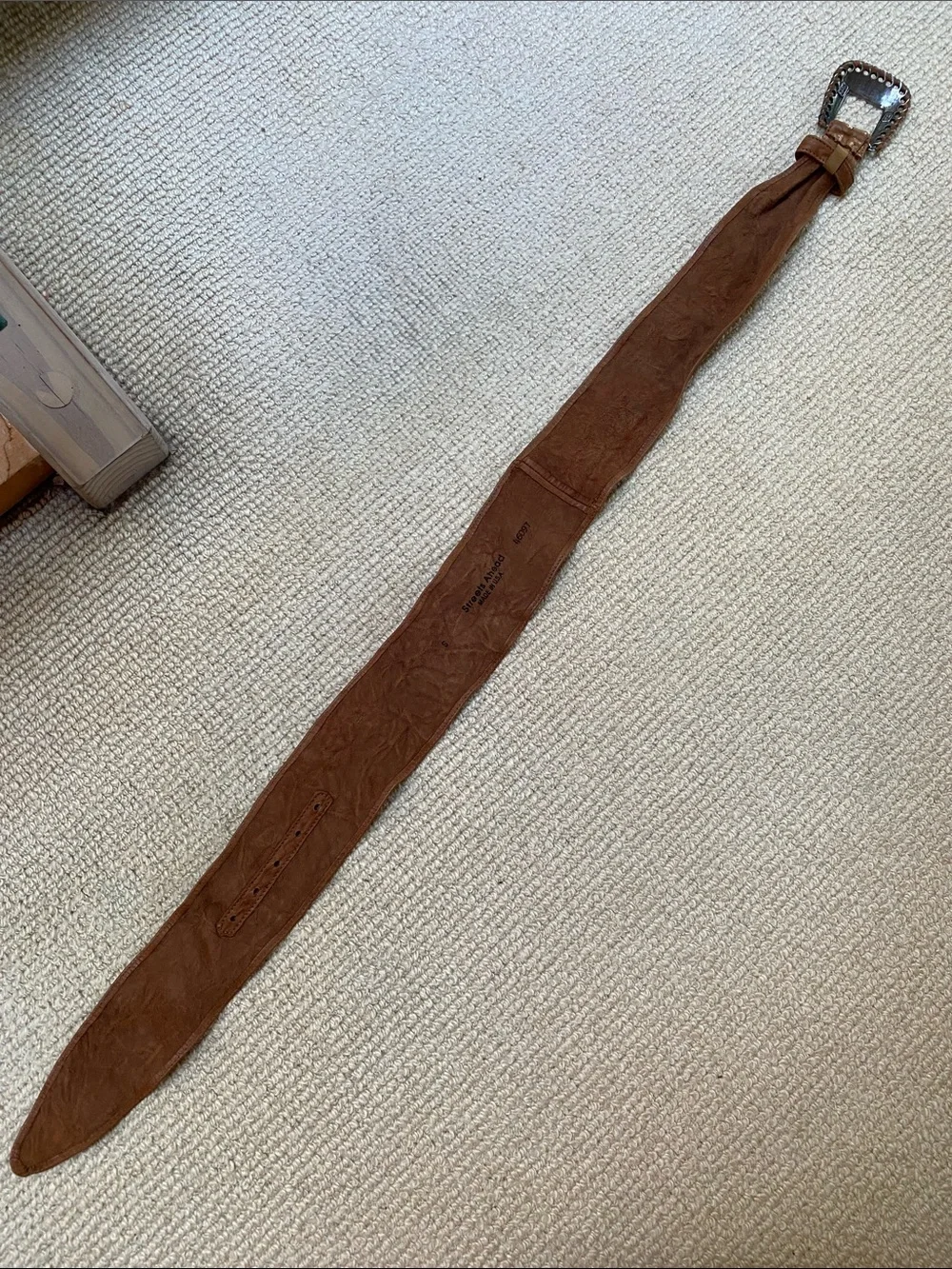 Streets Ahead Genuine Brown Leather Belt